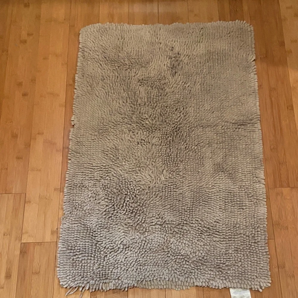 Plush Tan Shag Rug